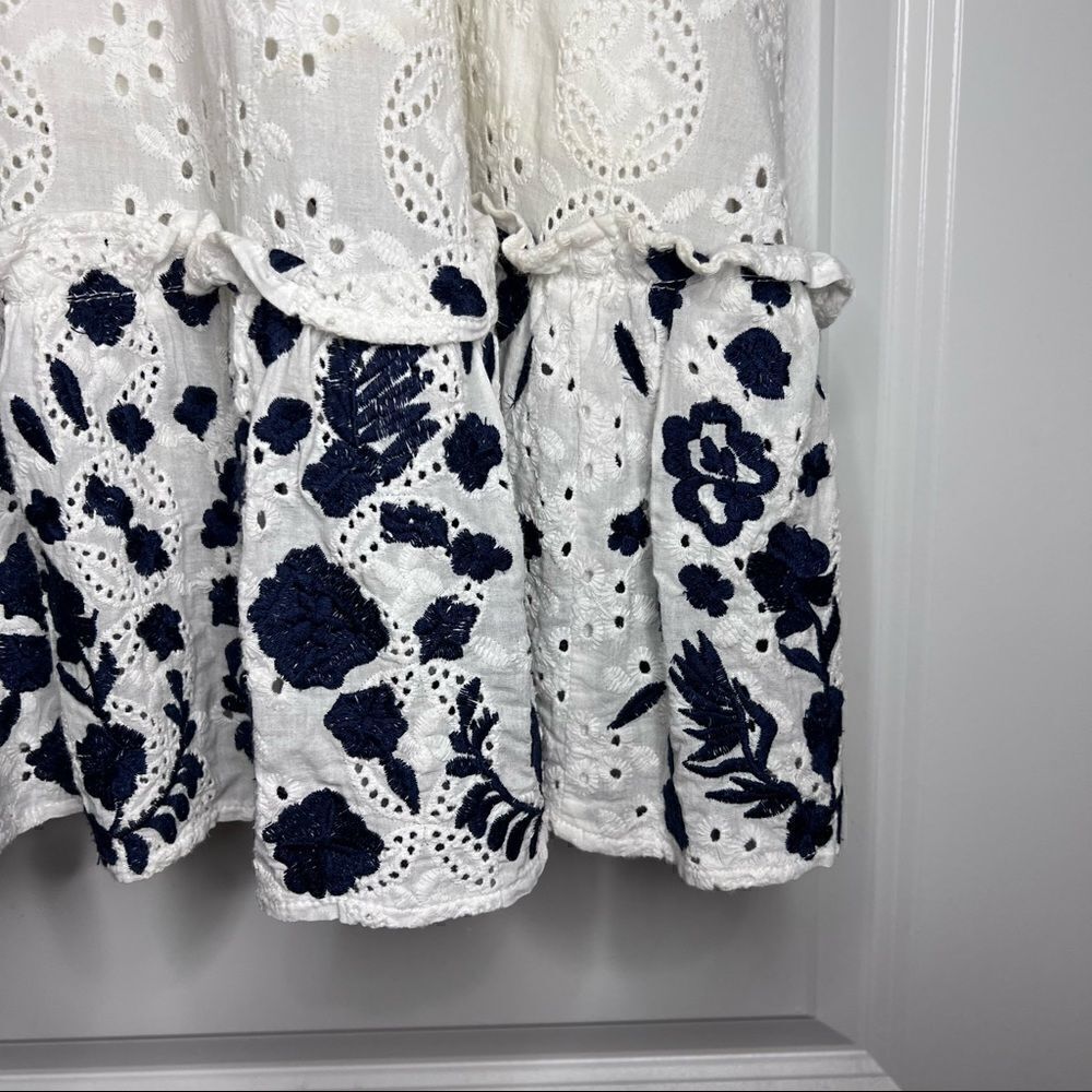 Allison New York White Eyelet Embroidered Maxi Dress- Anthropologie - Picture 10 of 16